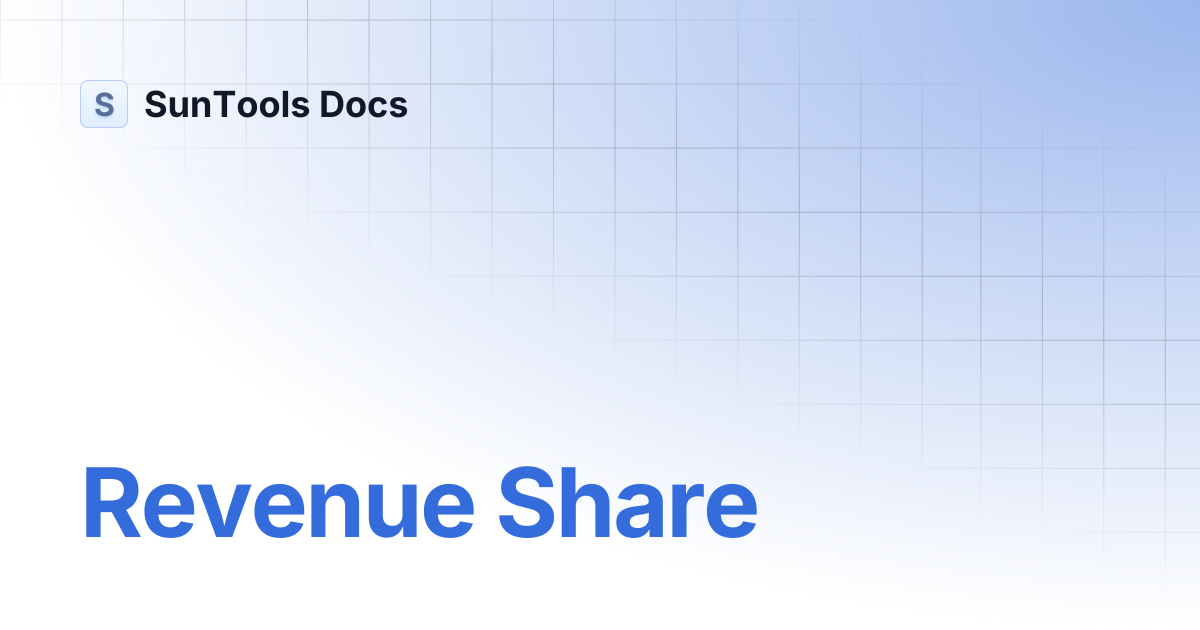revenue-share-suntools-docs